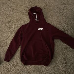 Maroon Nike Hoodie